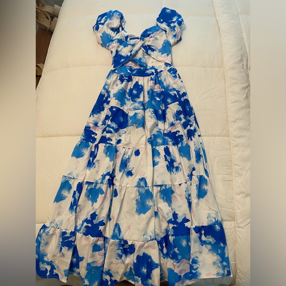 Amazon floral midi dress.
